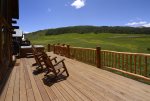 Large Deck with Expansive Views of Paradise Divide